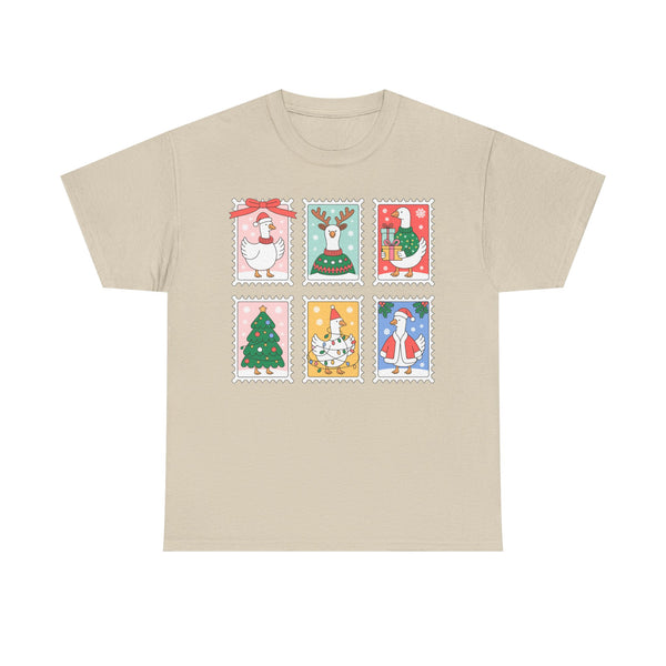 Festive Goose Stamp Tee