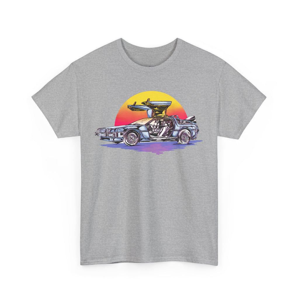Delorean Sunset Copy Premium T-Shirt