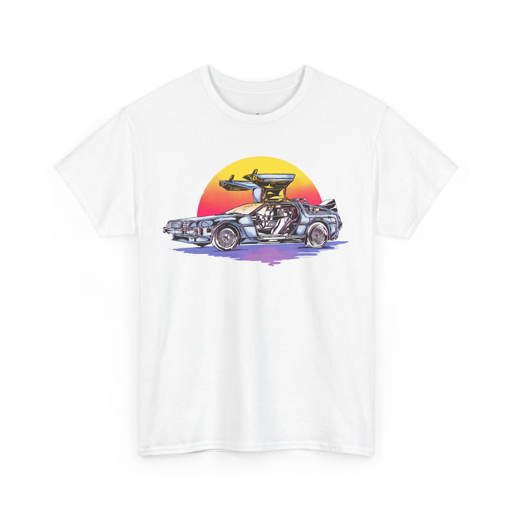 Delorean Sunset Copy Premium T-Shirt