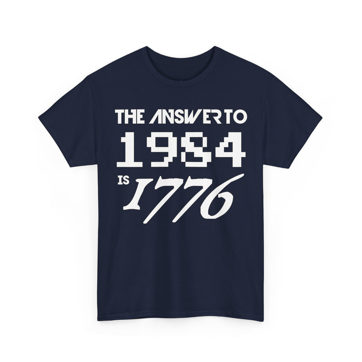 Answer To 1984 Is 1776 New White Premium T-Shirt