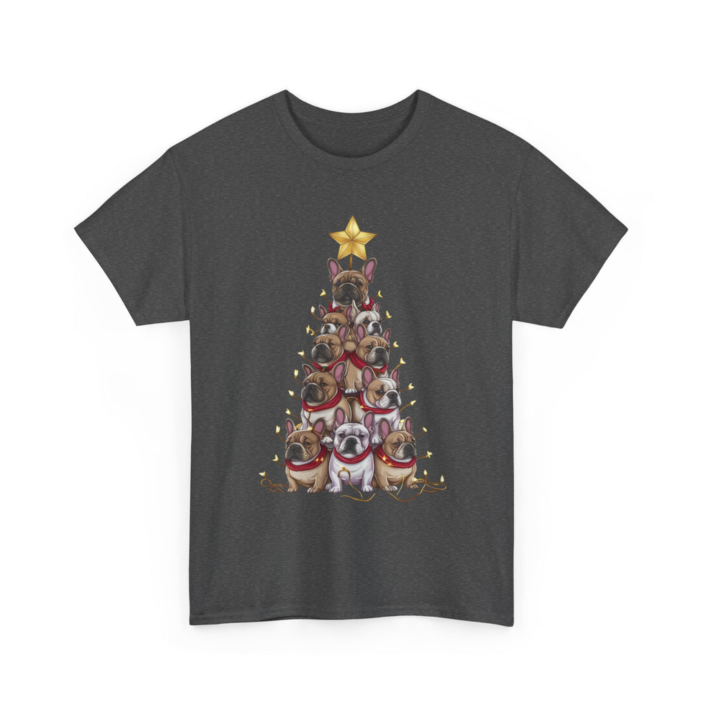 Frenchie Holiday Tree Tee
