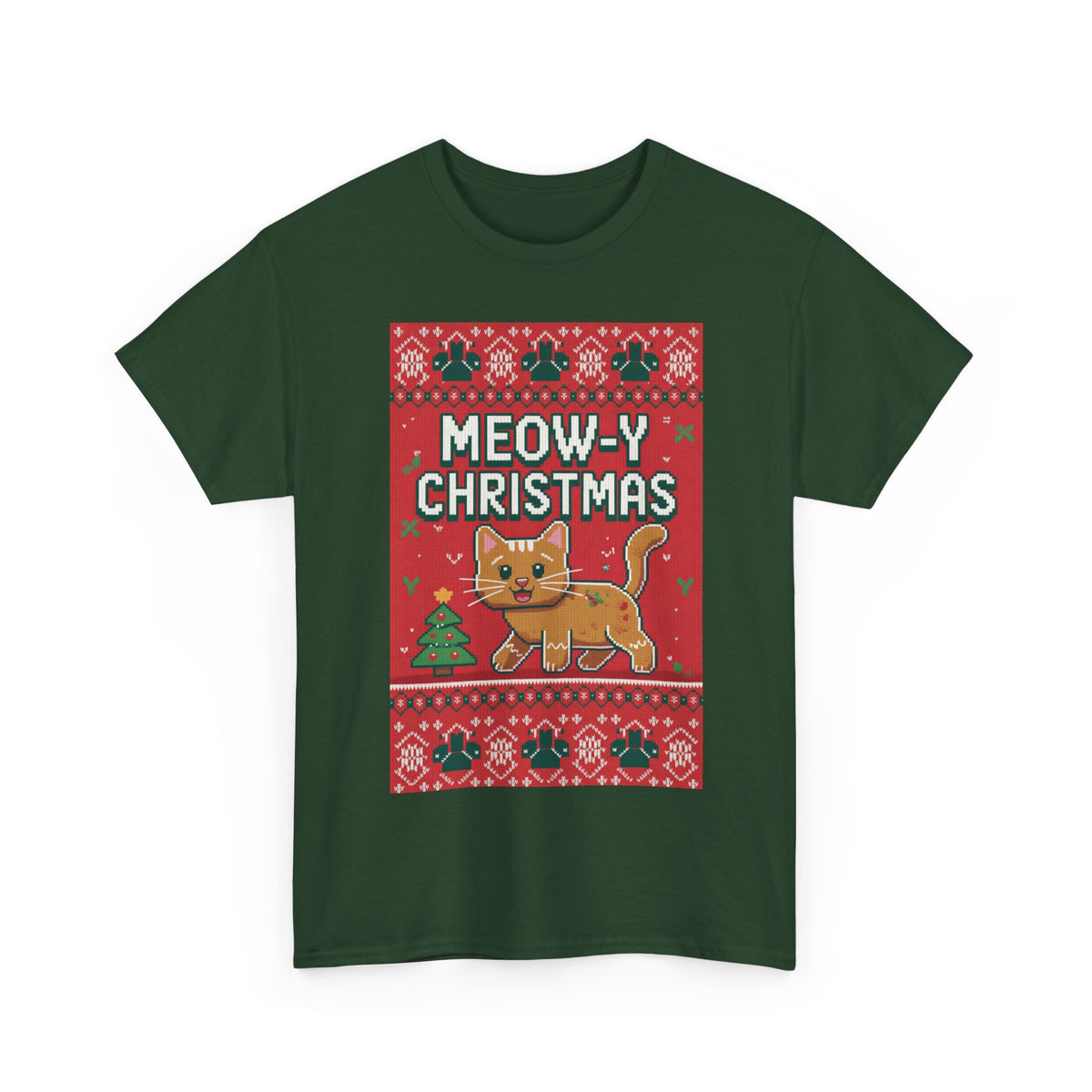 Meowy Christmas Cat Sweater