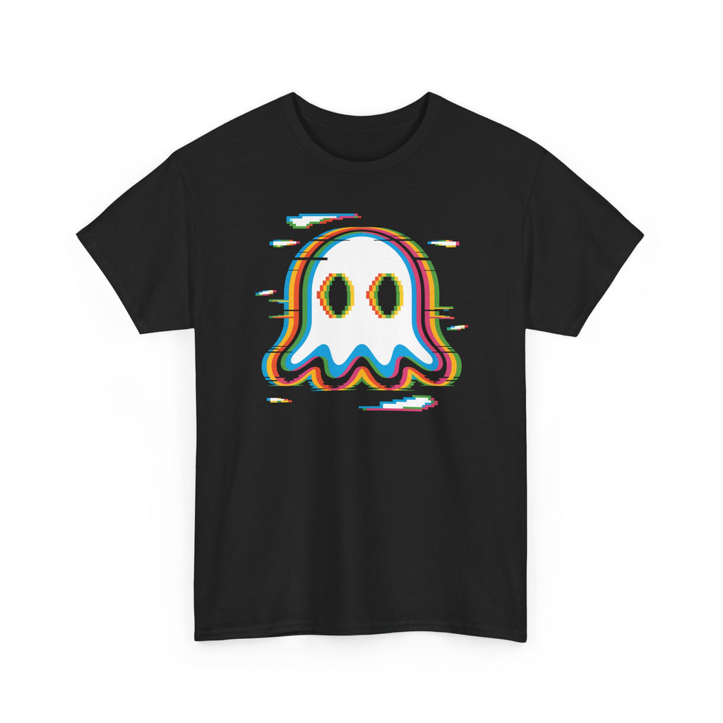 Glitch Rainbow Ghost Tee