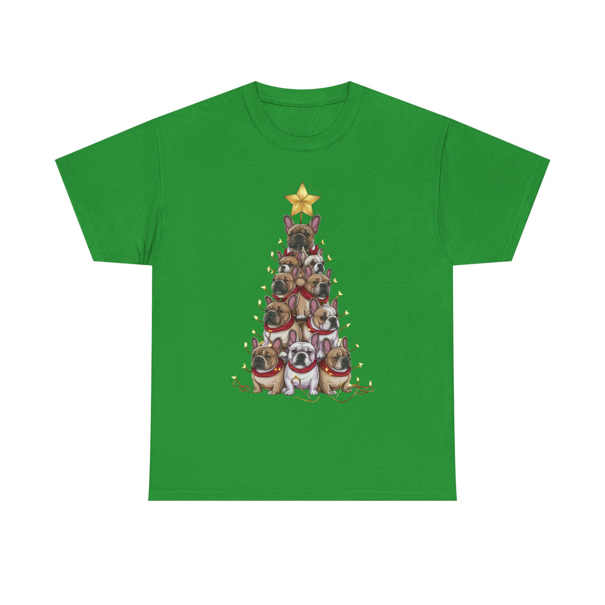 Frenchie Holiday Tree Tee
