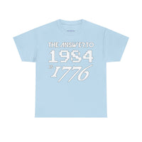 Answer To 1984 Is 1776 New White Premium T-Shirt
