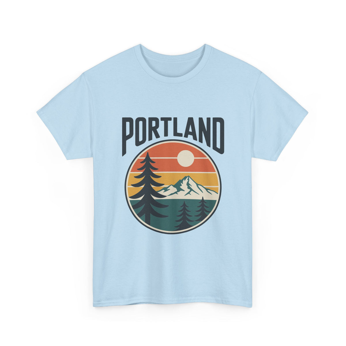 Rose City Retro Sunset Tee