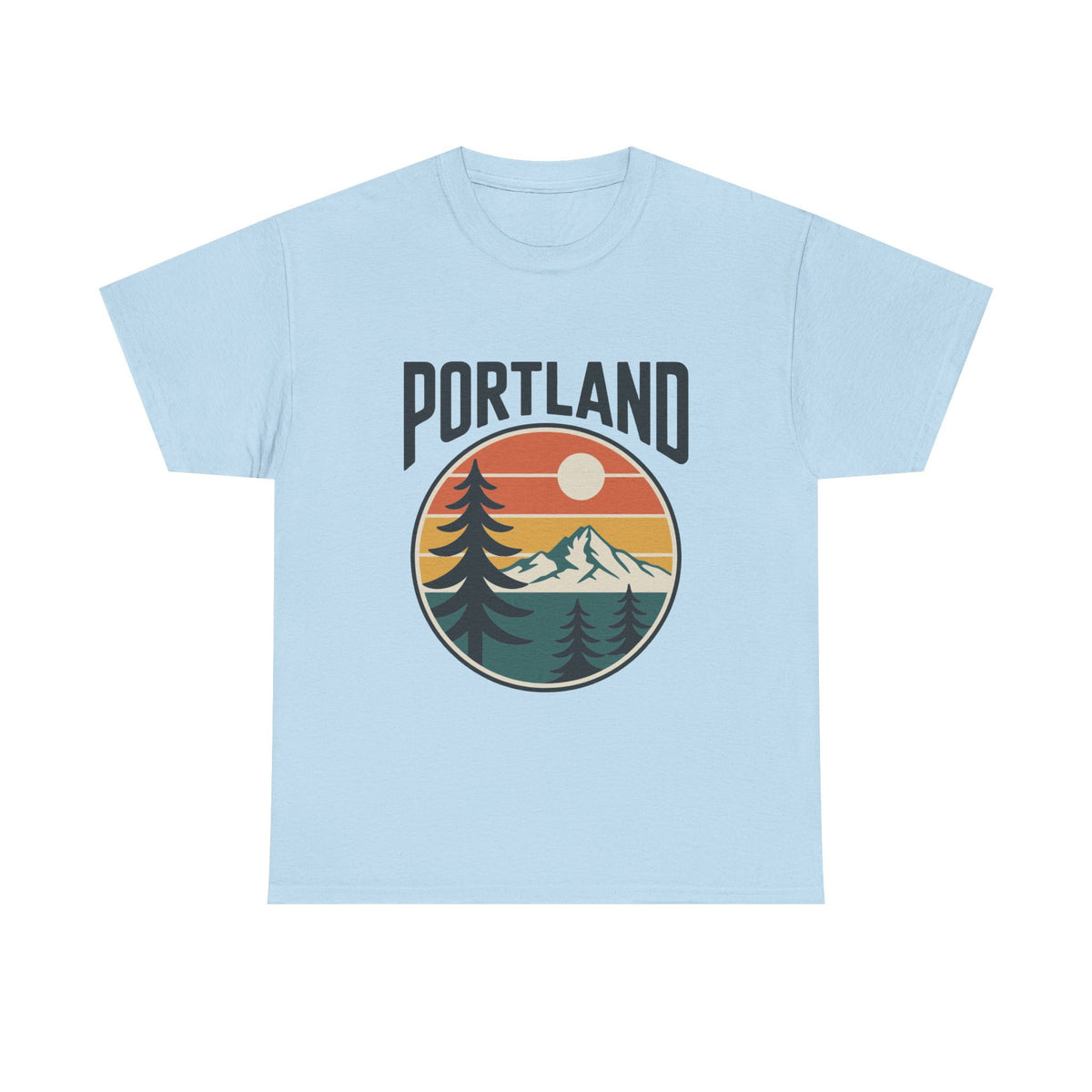 Rose City Retro Sunset Tee