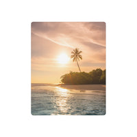 Radiant Sunrise Over a Tropical Shoreline