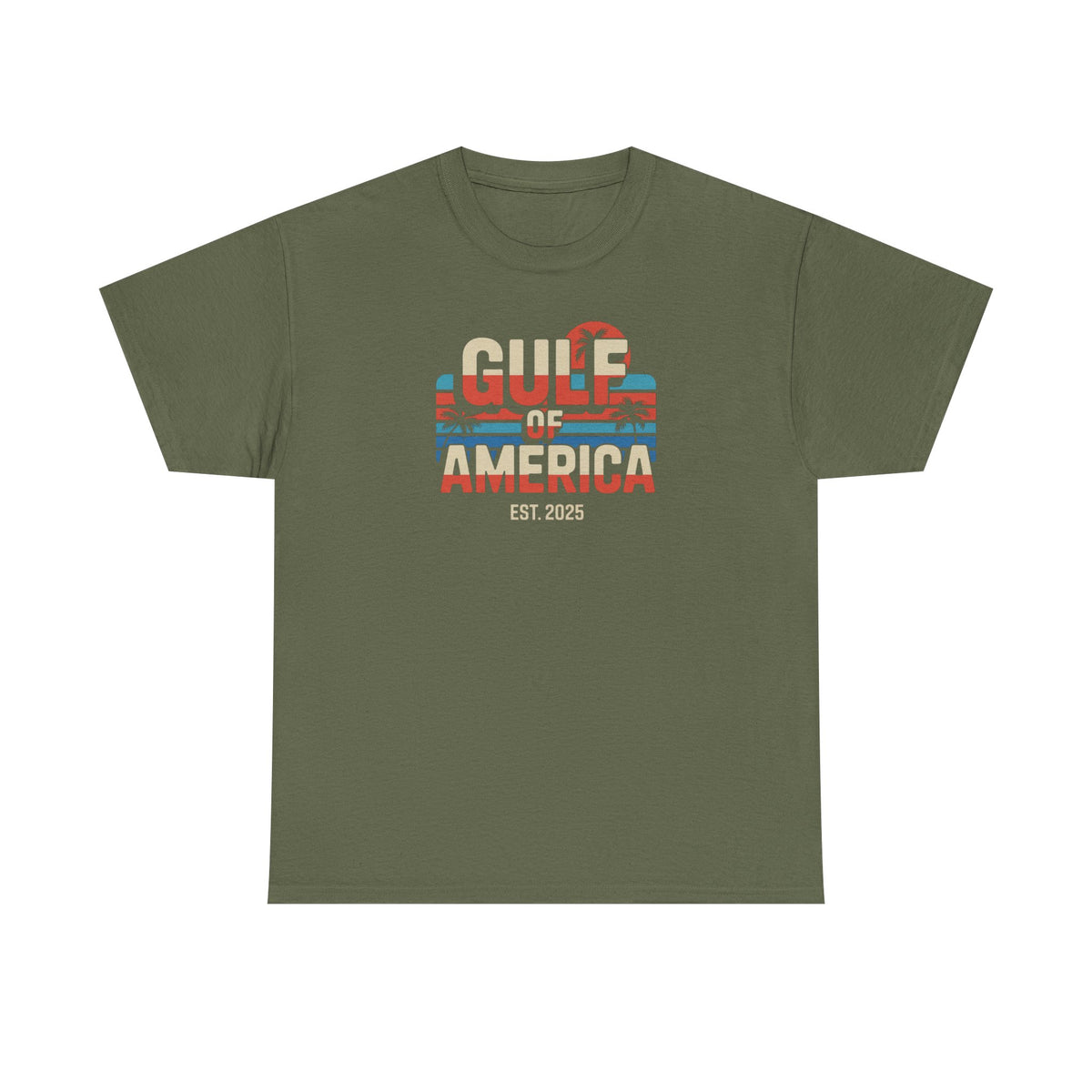 Gulf Sunset Retro Tee