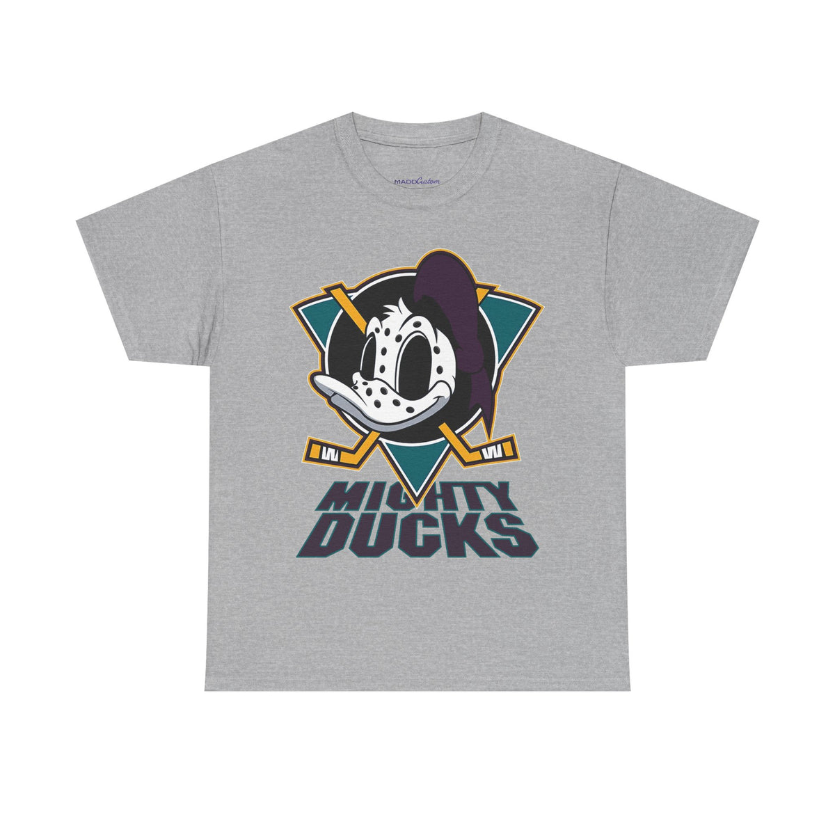 Mighty Ducks Purple Letters Premium T-Shirt