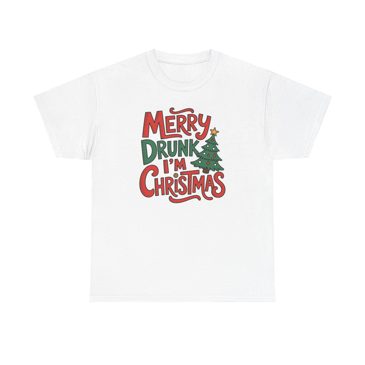 Tipsy Merry Christmas Tee
