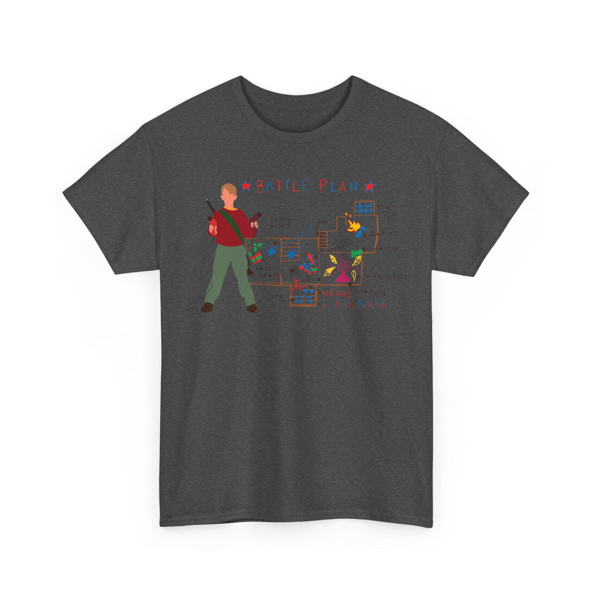 Home Alone Battle Plan With Kevin Premium T-Shirt