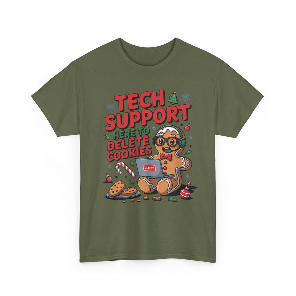 Gingerbread Tech Support Tee