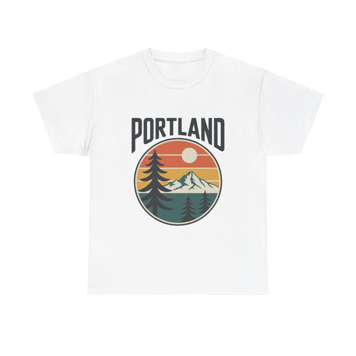 Rose City Retro Sunset Tee