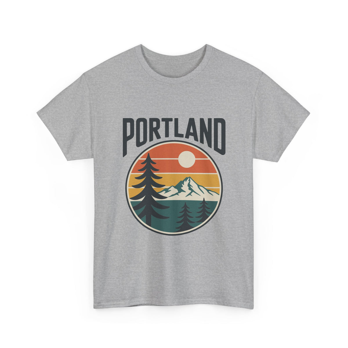 Rose City Retro Sunset Tee