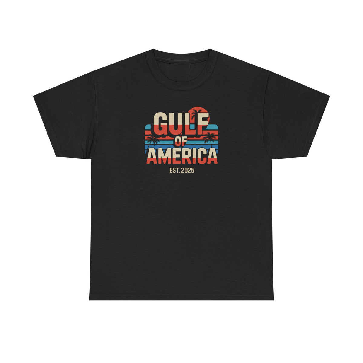 Gulf Sunset Retro Tee