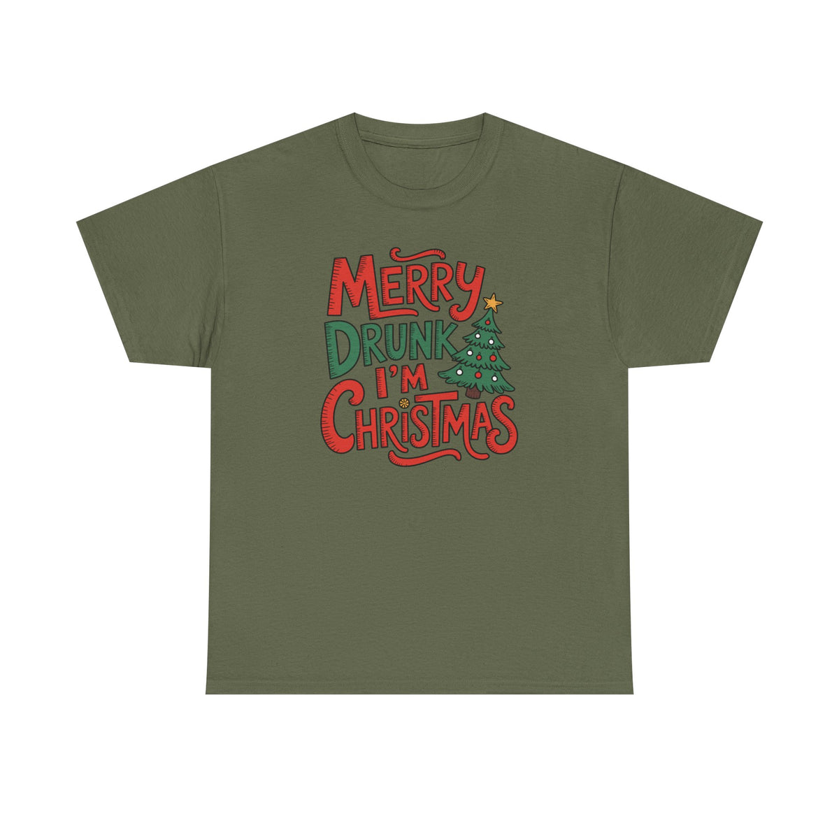 Tipsy Merry Christmas Tee
