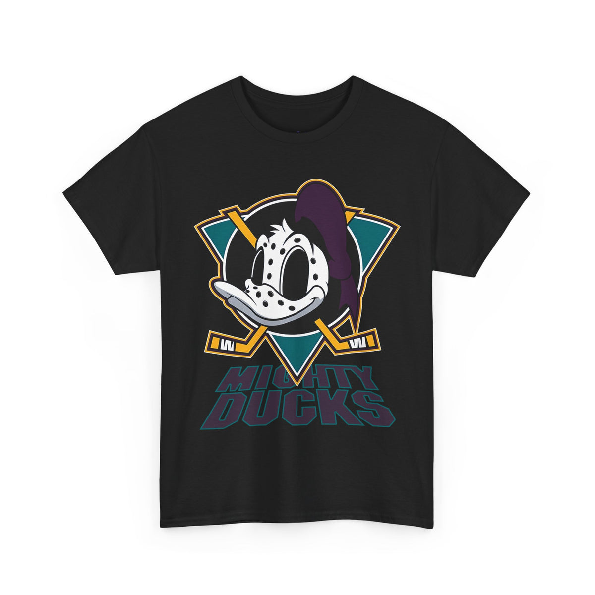 Mighty Ducks Purple Letters Premium T-Shirt
