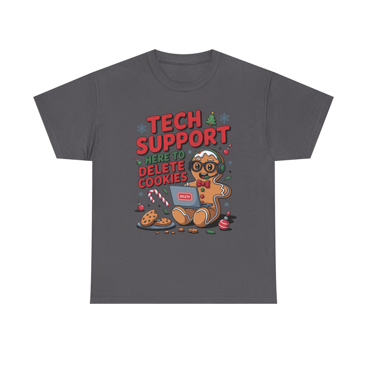 Gingerbread Tech Support Tee