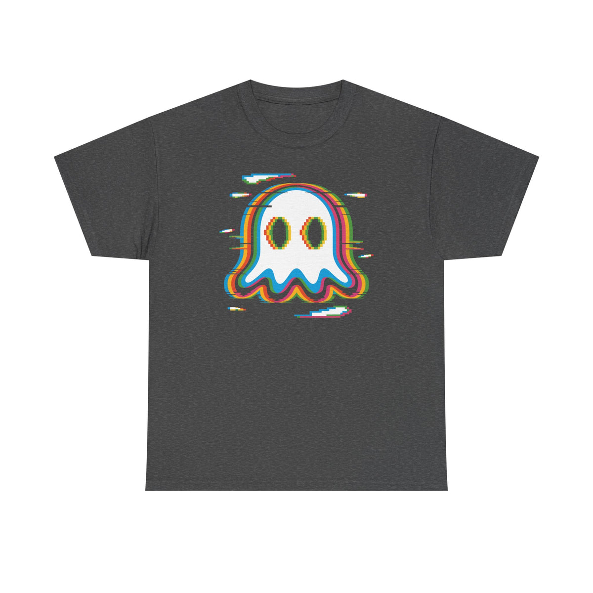Glitch Rainbow Ghost Tee