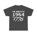 Answer To 1984 Is 1776 New White Premium T-Shirt