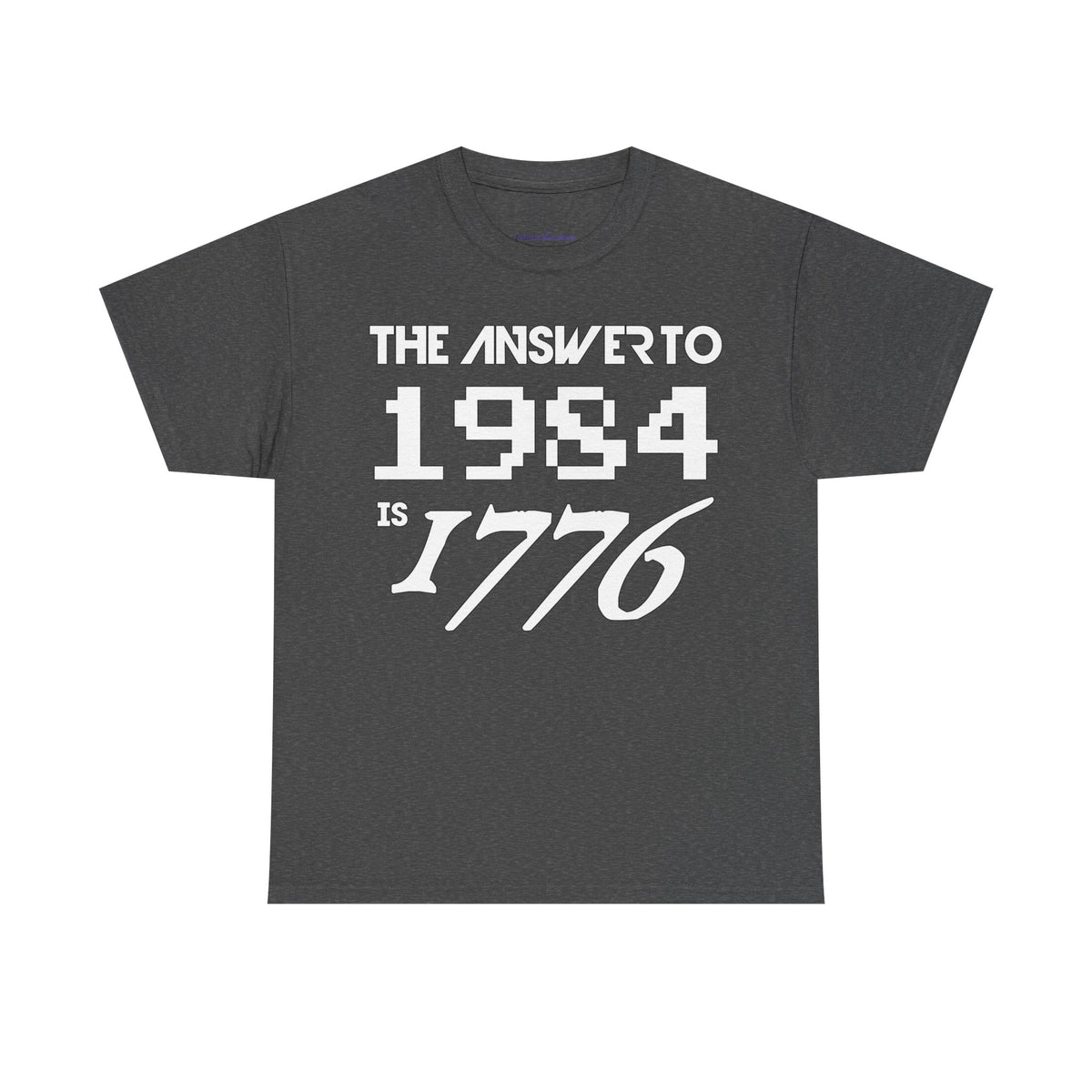 Answer To 1984 Is 1776 New White Premium T-Shirt