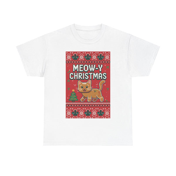 Meowy Christmas Cat Sweater
