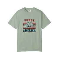 Comfort Colors® Howdy America Cowboy Hat Tee — Bay