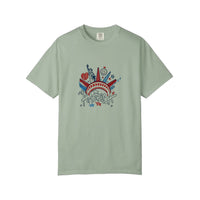 Comfort Colors® America Liberty Crown Graffiti Tee — Bay
