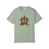 Comfort Colors® He Is Risen Floral Crosses Tee — Bay