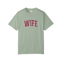 Comfort Colors® Wife Varsity Arch Tee — Bay