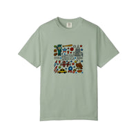 Comfort Colors® Happy 250 America Doodle Tee — Bay