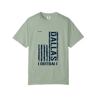 Comfort Colors® Dallas Football Distressed Flag Tee — Bay