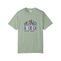 Comfort Colors® America Wildflower Freedom Tee — Bay