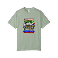 Comfort Colors® Everything I Know I Learned From 80s Cartoons Tee — Bay