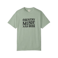 Comfort Colors® Country Music And Beer Tee — Bay