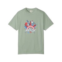 Comfort Colors® America Liberty Crown Graffiti Tee — Bay