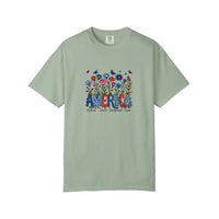 Comfort Colors® America Wildflowers Freedom Brave Tee — Bay