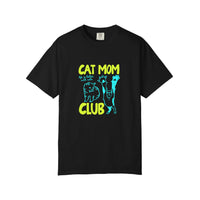 Comfort Colors® Cat Mom Club Tee — Black