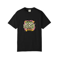 Comfort Colors® His Mercy Rewrote My Story Tee — Black