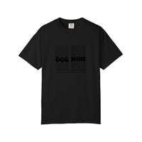 Comfort Colors® Dog Mom Retro Stack Tee — Black