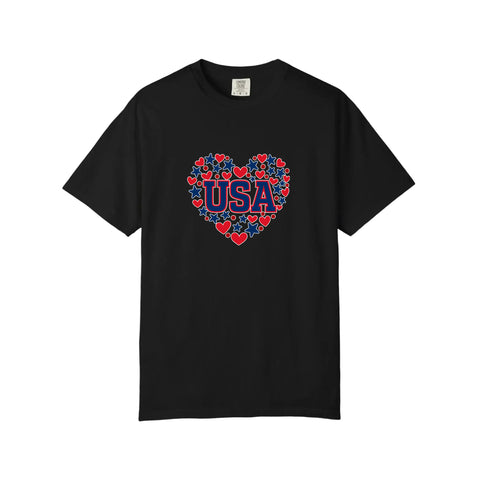 Comfort Colors® USA Hearts And Stars Tee