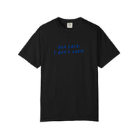 Comfort Colors® Fun Fact I Don't Care Tee — Black