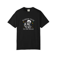 Comfort Colors® Slingin Pills To Pay Bills Tee — Black