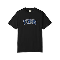 Comfort Colors® Tennis Varsity Arch Tee — Black
