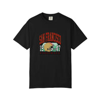 Comfort Colors® San Francisco 1947 Football Tee — Black