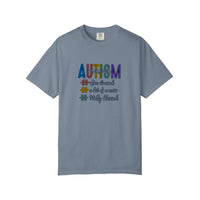 Comfort Colors® Autism Mama Totally Blessed Tee — Blue Jean