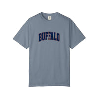 Comfort Colors® Buffalo Collegiate Arch Tee — Blue Jean