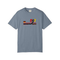 Comfort Colors® German Soccer Retro Badge Tee — Blue Jean