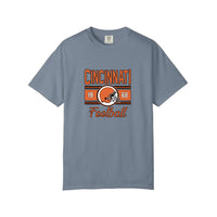 Comfort Colors® Cincinnati Football 1968 Tee — Blue Jean